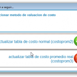 Seleccionar Metodo de Costo