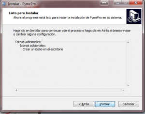 Paso 5)Click para instalar 